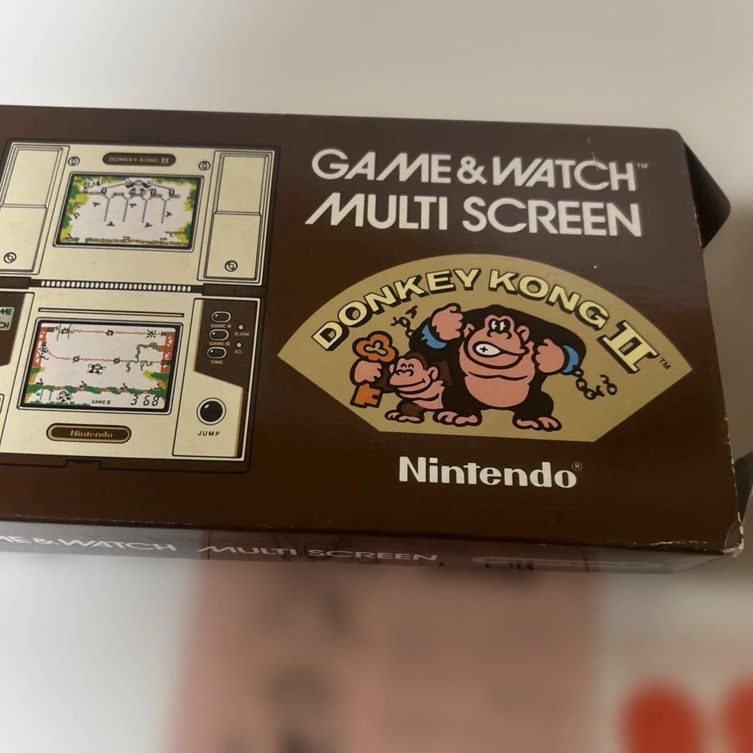 ゲーム&ウォッチ ドンキーコングII (JR-55) 本体ほぼ未使用？ 説明書