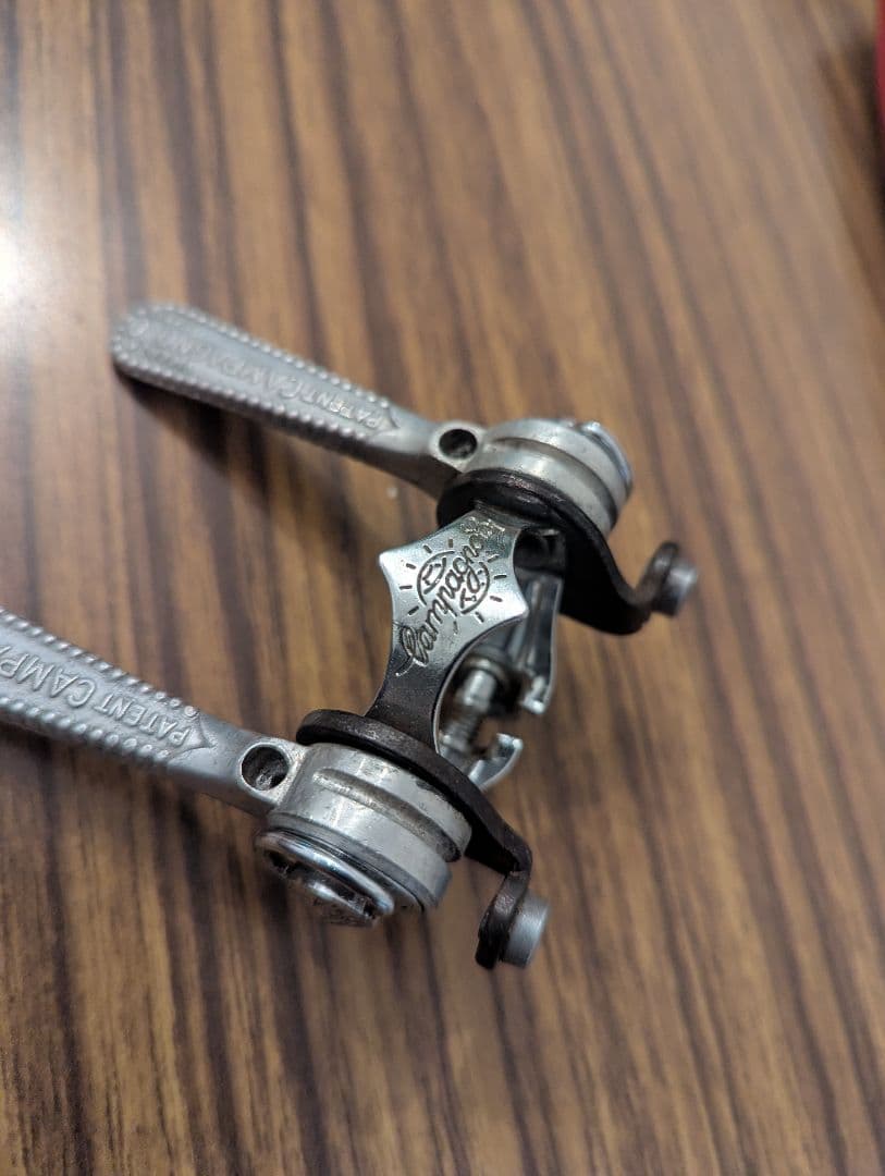 ビンテージ カンパニョーロ レコード Wレバー 鉄レコ record