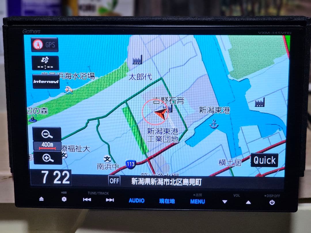 セキュリティコード付き Gathers VXM-145VFEi カーナビ