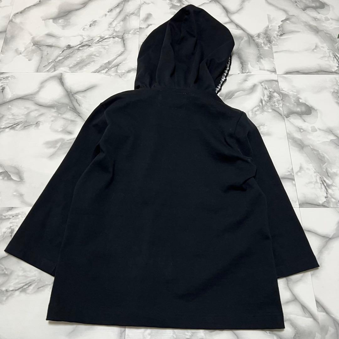 【極美品】ピンクハウス　ジップパーカー　2024年モデル　チェック　ブラック　M