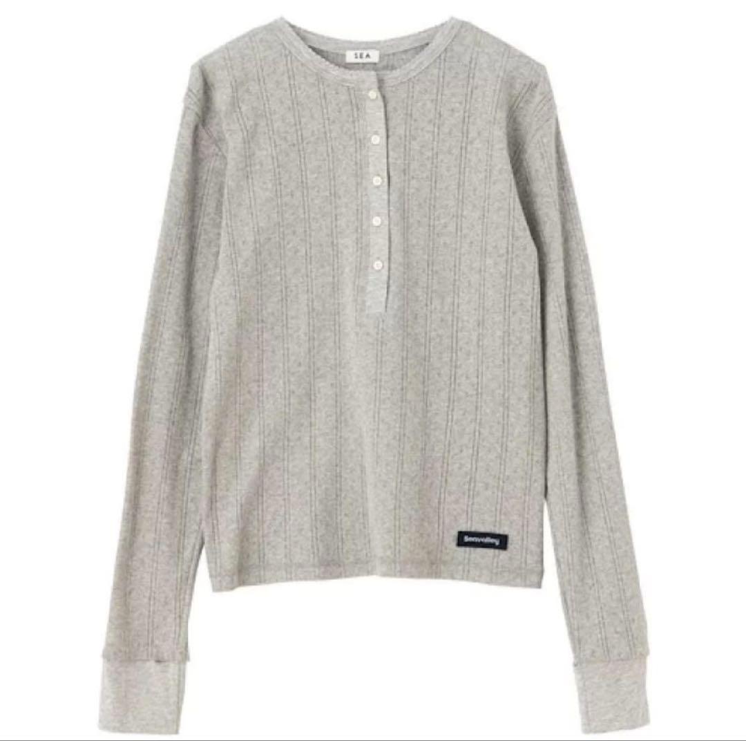 sea ヘンリーネック グレー