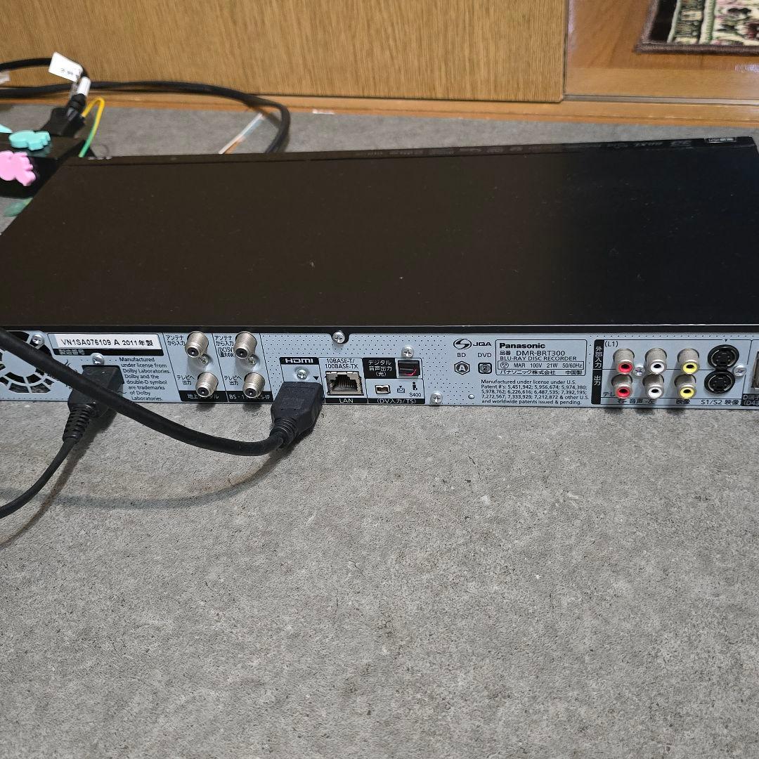 Panasonic ブルーレイディスクレコーダー 2011年製 録画 再生