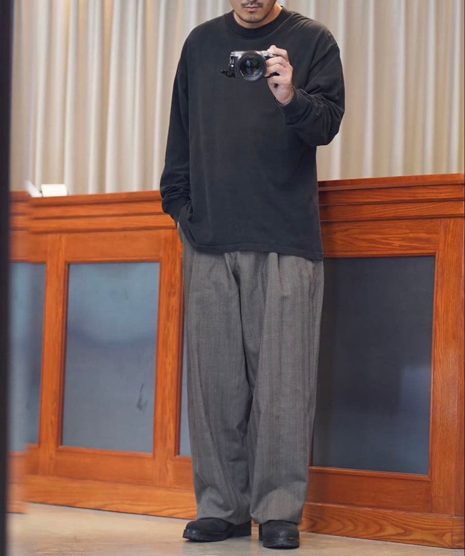 23AW MAATEE&SONS 俺の軍パン　グレンチェック柄　スラックス　2