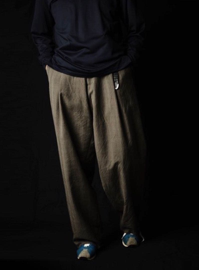 23AW MAATEE&SONS 俺の軍パン　グレンチェック柄　スラックス　2