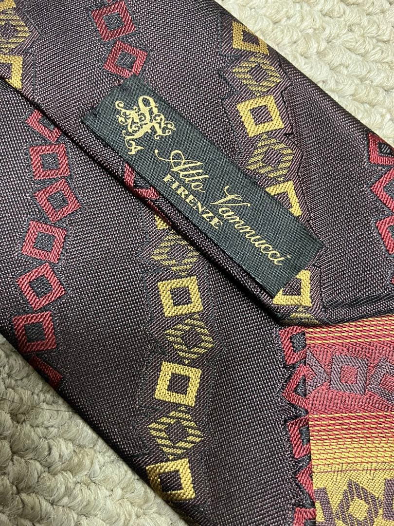 AttoVannucciアットヴァンヌッチ セッテピエゲ ネクタイ 超美品