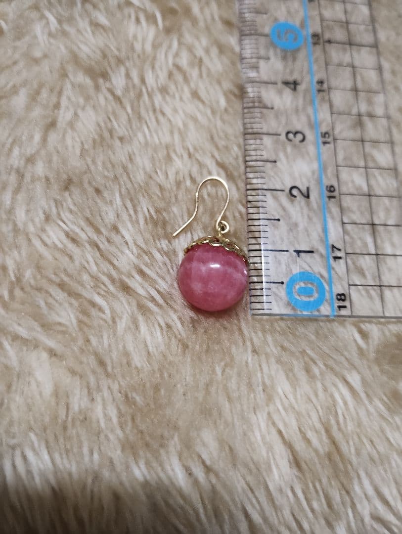 K18 インカローズピアス