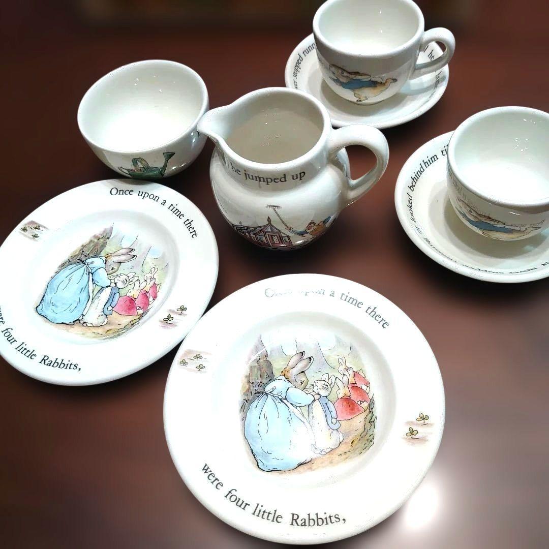 未使用　ピーターラビットチャイルドティーセット  英国製