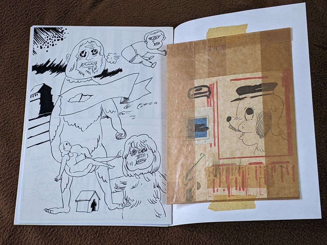 我喜屋位瑳務 ZINE「 ZATTA 」限定5部 オリジナル作品添付