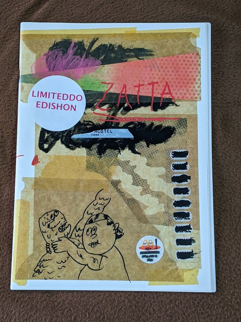 我喜屋位瑳務 ZINE「 ZATTA 」限定5部 オリジナル作品添付