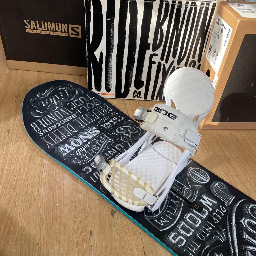 BURTON×RIDE　DEJAVU　バートン　バイン付　スノーボードセット