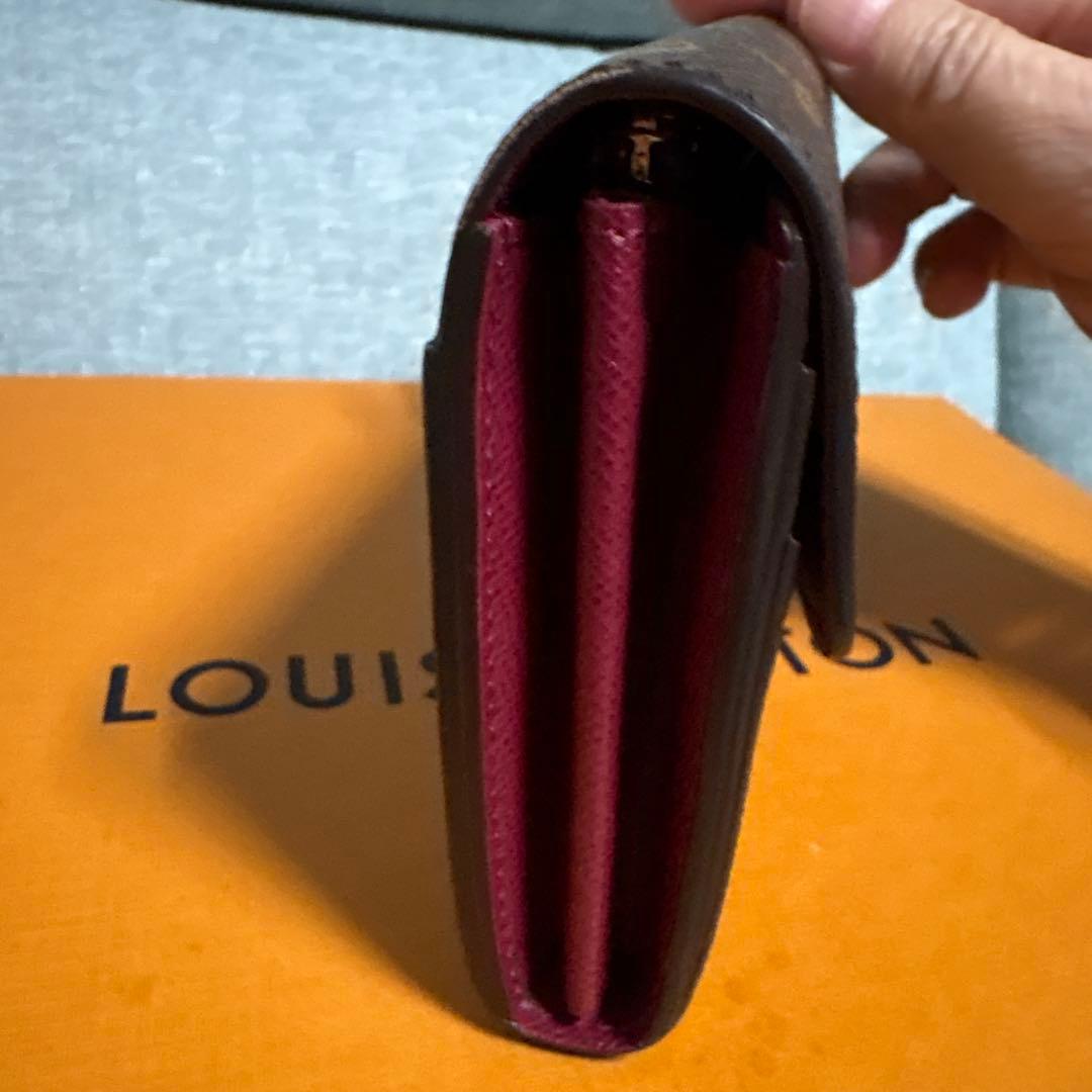 LOUIS VUITTON モノグラムポルトフォイュ・サラ　フューシャ