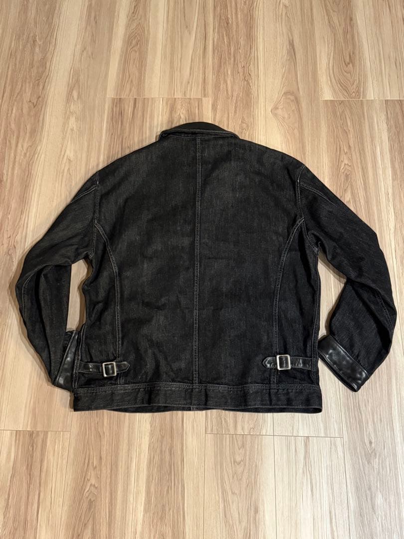 Schott ショット　ネップブラックデニム ワークジャケット定価39600円