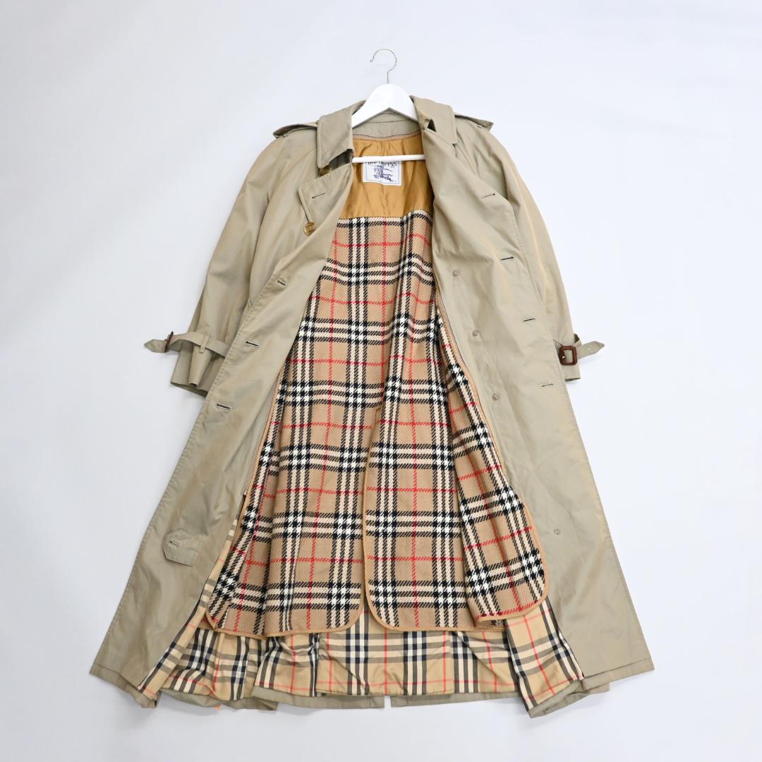 47135★バーバリーズ トレンチコート ノバチェック ノヴァチェック