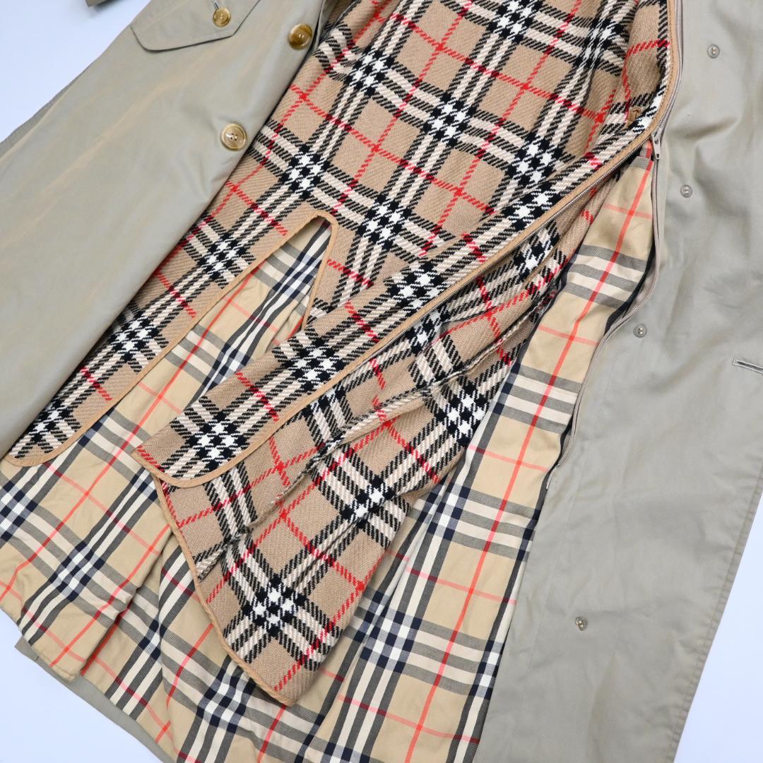 47135★バーバリーズ トレンチコート ノバチェック ノヴァチェック