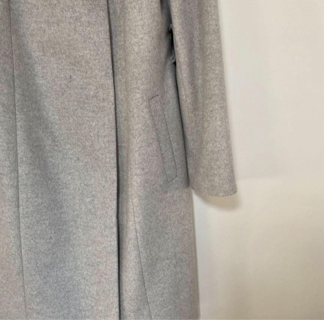 UNTITLED アンタイトル ウール 1 ロングコート ライトグレー系 DMW