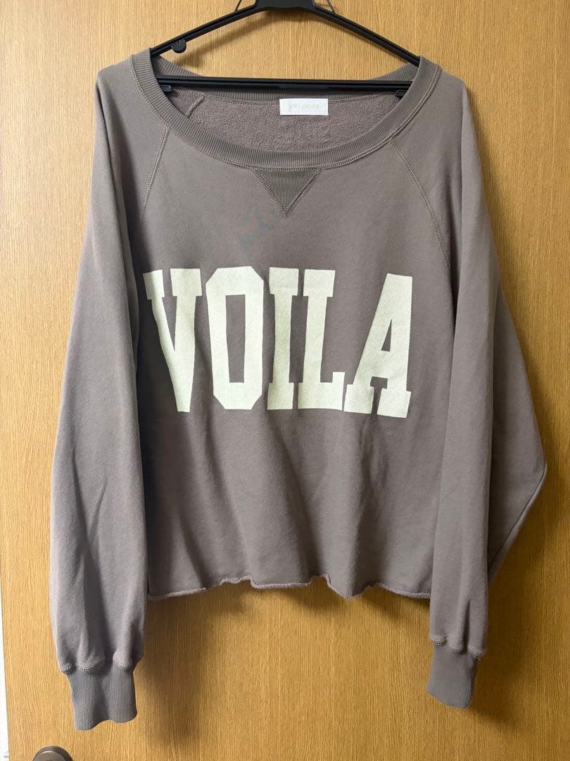 リヴドロワ　Yossshiiii企画　ワイドロゴカットオフスエット