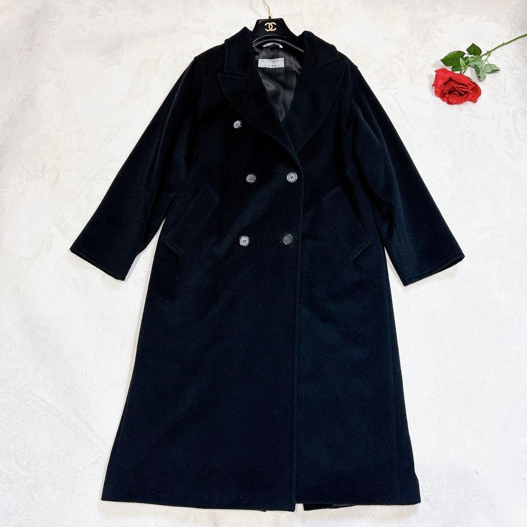 新品同様✨　マックスマーラ　銀タグ　最高級　ダブル　チェスターコート　ウール