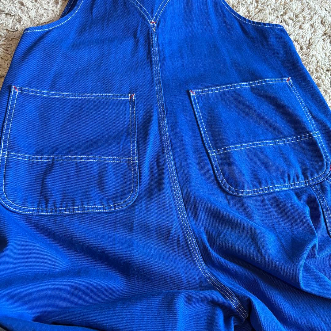 BIG MAC × BEAMS BOY 別注 オーバーダイオーバーオール ブルー