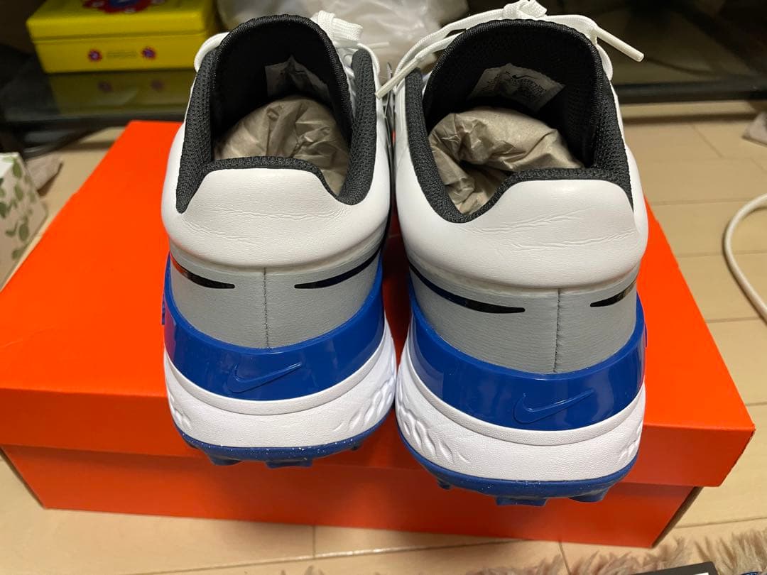 NIKEゴルフ用シューズ ホワイト/ブルー