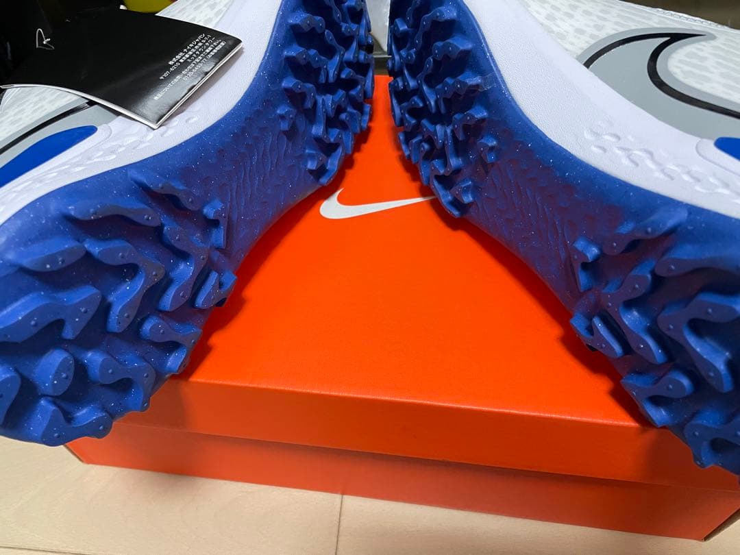 NIKEゴルフ用シューズ ホワイト/ブルー