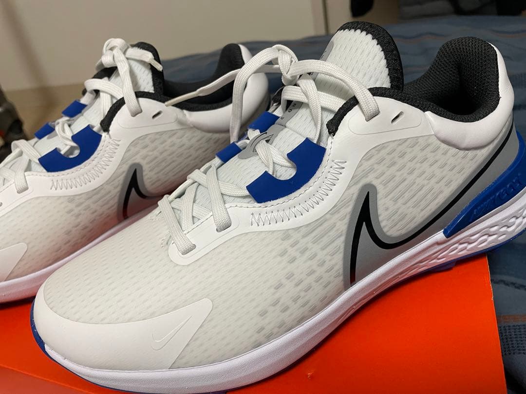 NIKEゴルフ用シューズ ホワイト/ブルー