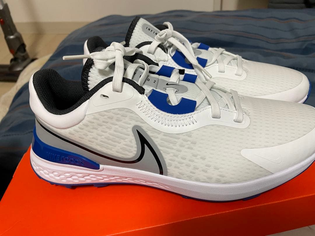 NIKEゴルフ用シューズ ホワイト/ブルー