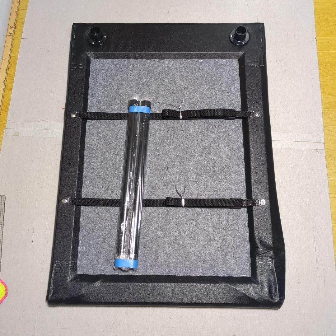 【ふどりん】フラット4点セット【ブラックレザー】