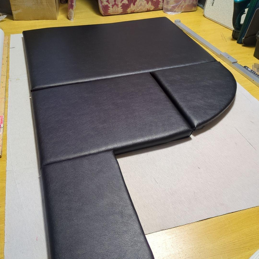 【ふどりん】フラット4点セット【ブラックレザー】