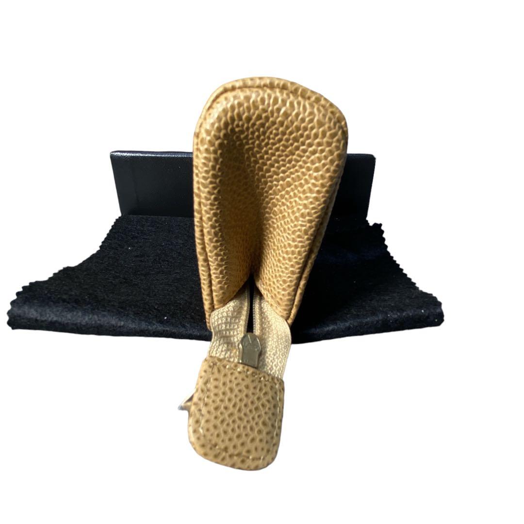 シャネル　CHANEL キャビアスキン　小物入れ　ベージュ