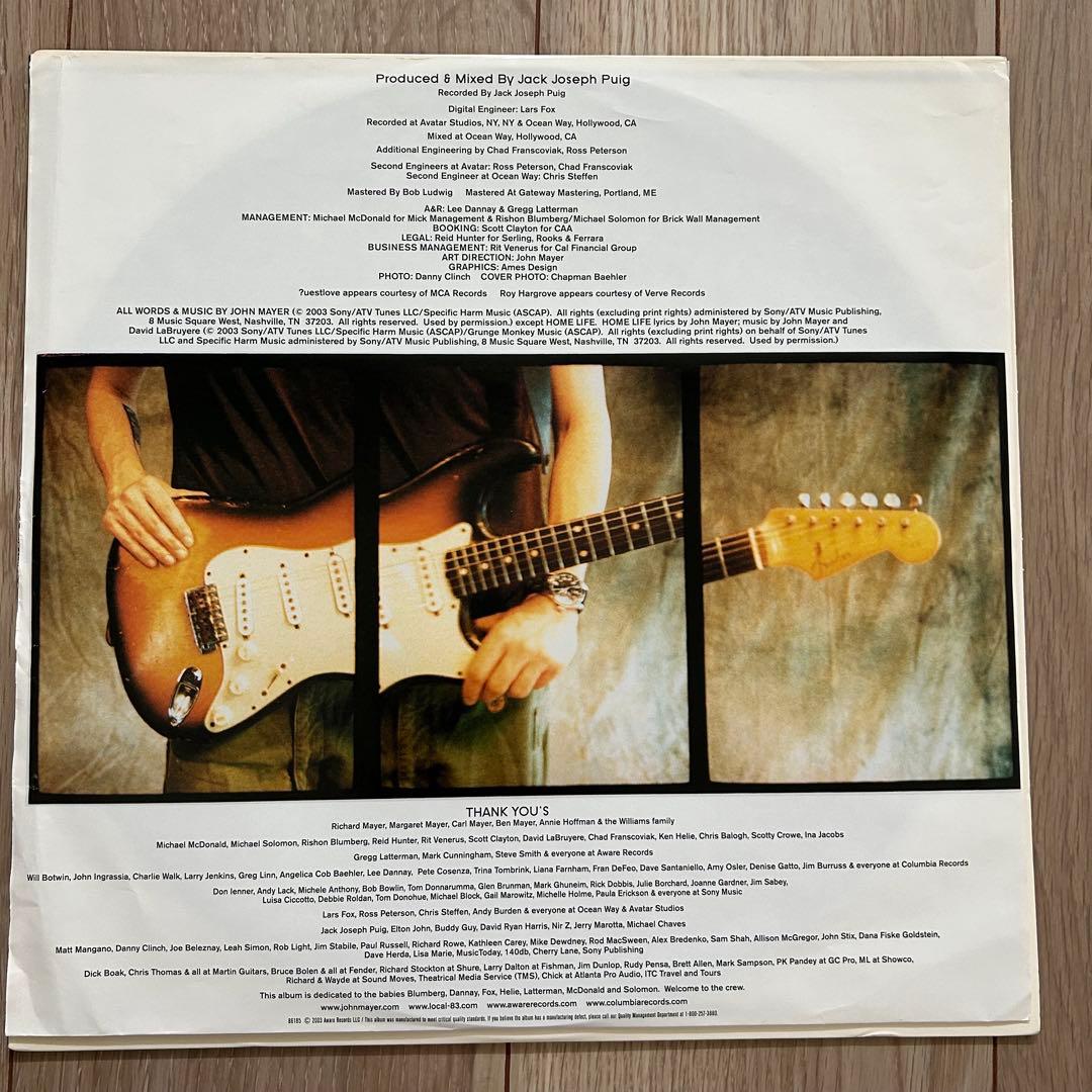 John Mayer / Heavier Things LPレコード