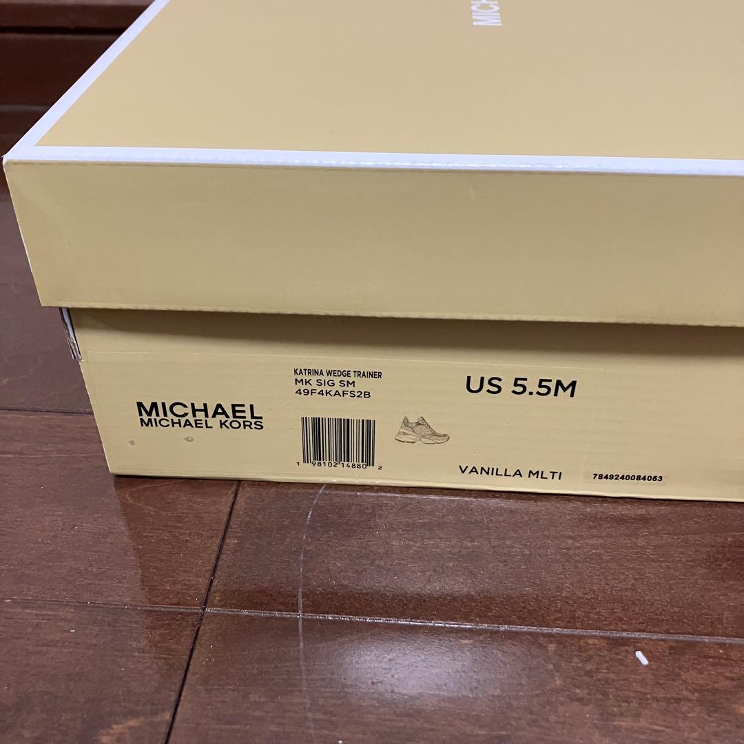 未使用【MICHAEL KORS】KATRINA メタリック リザード エンボス