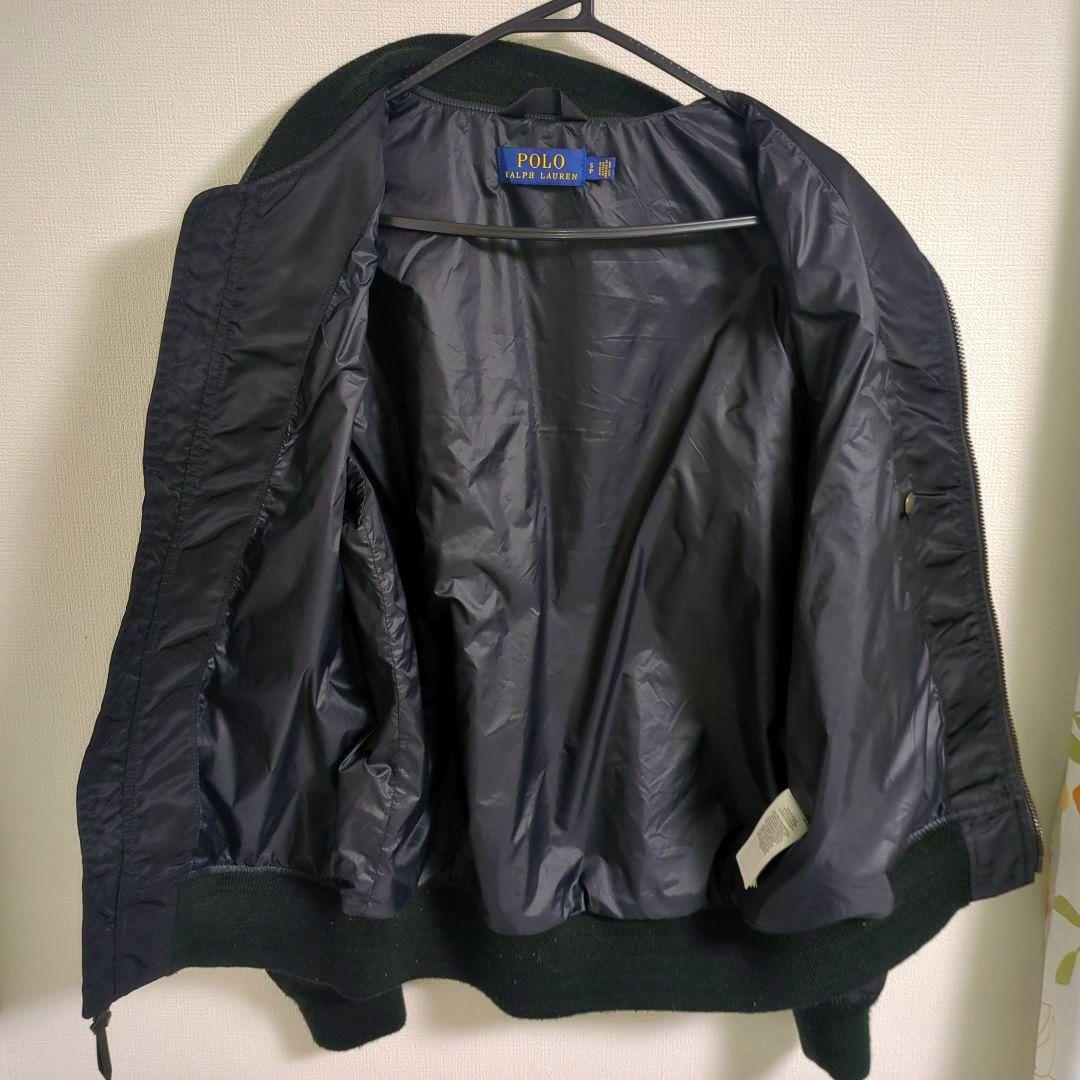 【美品】POLO RALPH LAUREN 　MA-1　現行　ブラック　L