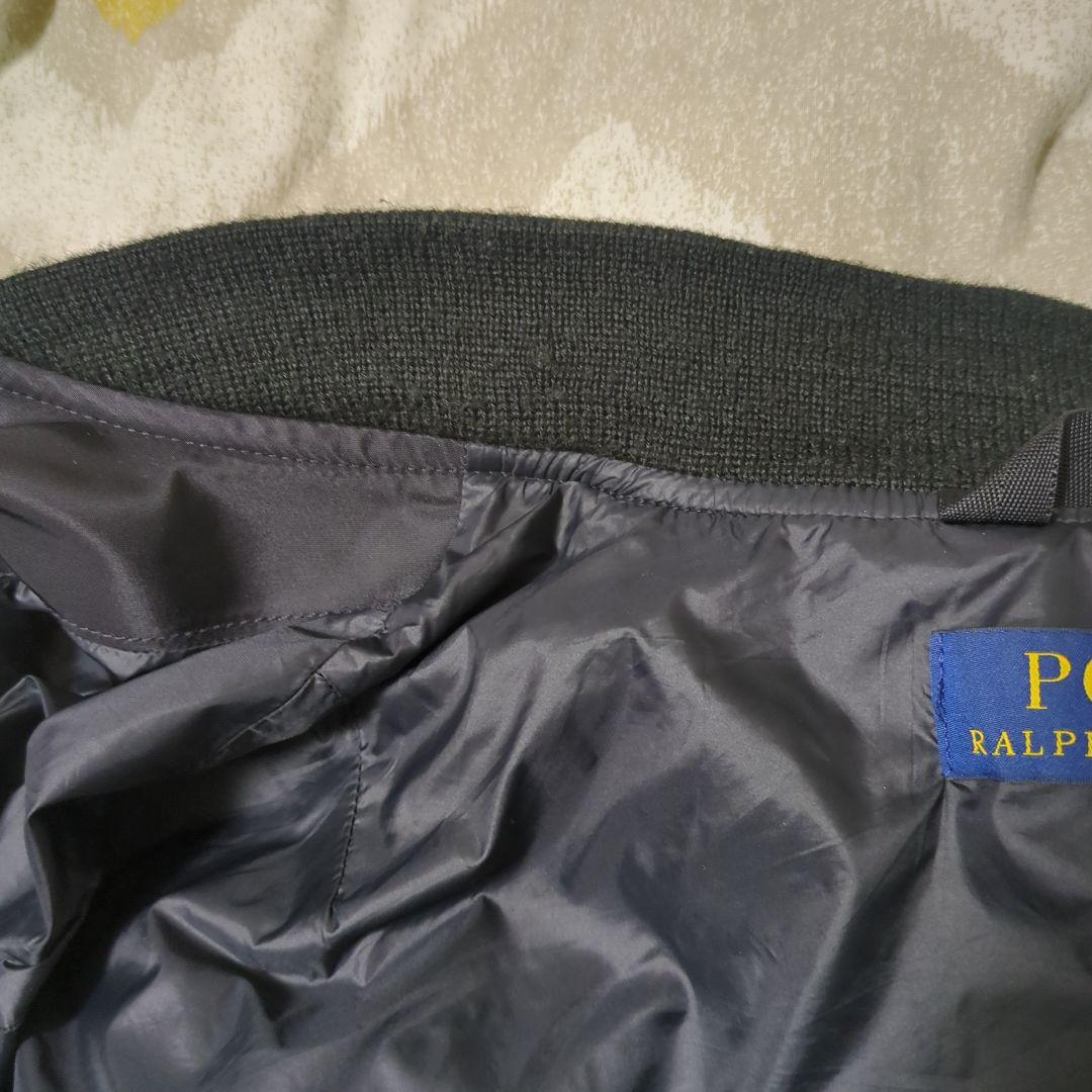 【美品】POLO RALPH LAUREN 　MA-1　現行　ブラック　L