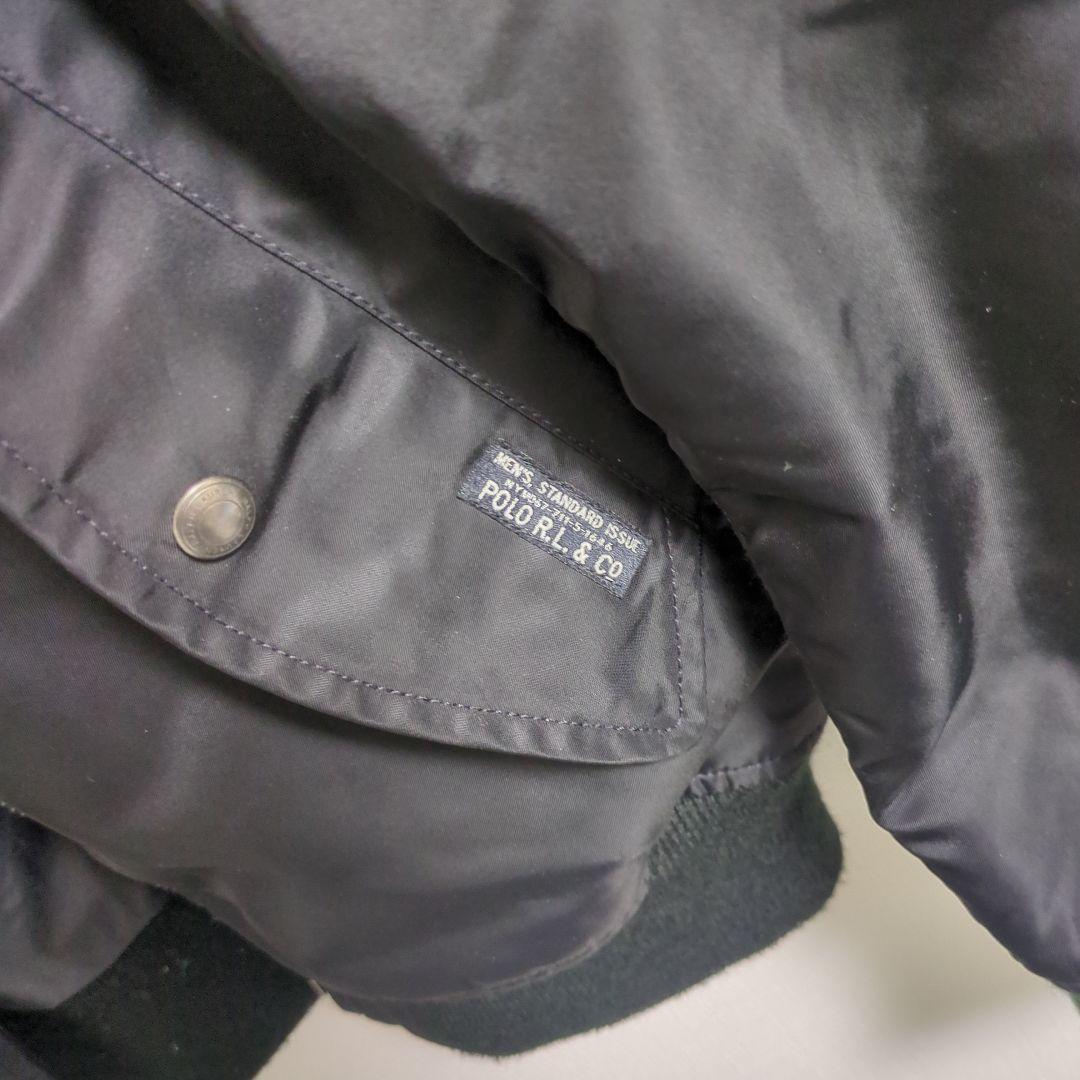 【美品】POLO RALPH LAUREN 　MA-1　現行　ブラック　L