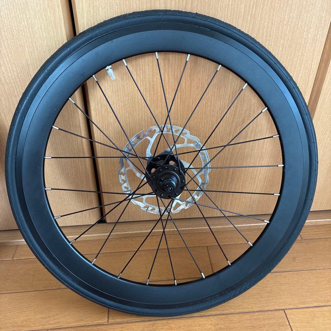 ミニベロ用451ディスクブレーキホイール