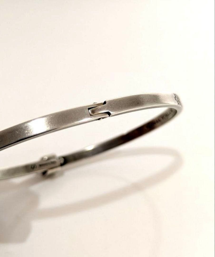 未使用　ボッテガヴェネタ イントレチャート バングル ブレスレット 50th記念