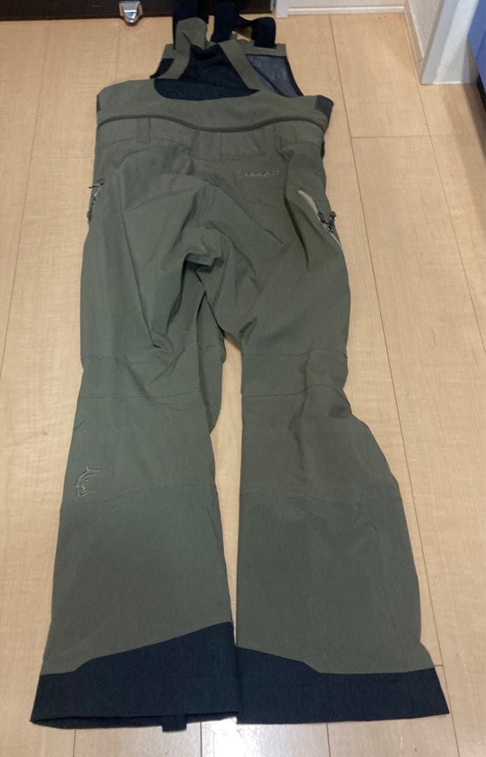 【美品】Teton Bros. TB pants ビブパンツ Sメンズ ブラウン
