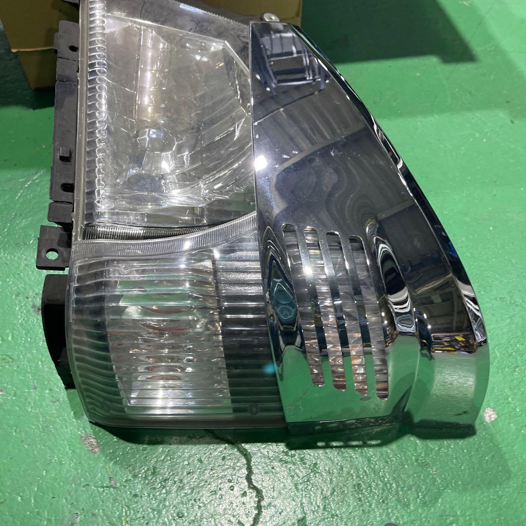 メッキエアロ付き PMエルフ ヘッドライト ウィンカー エアロ　いすず