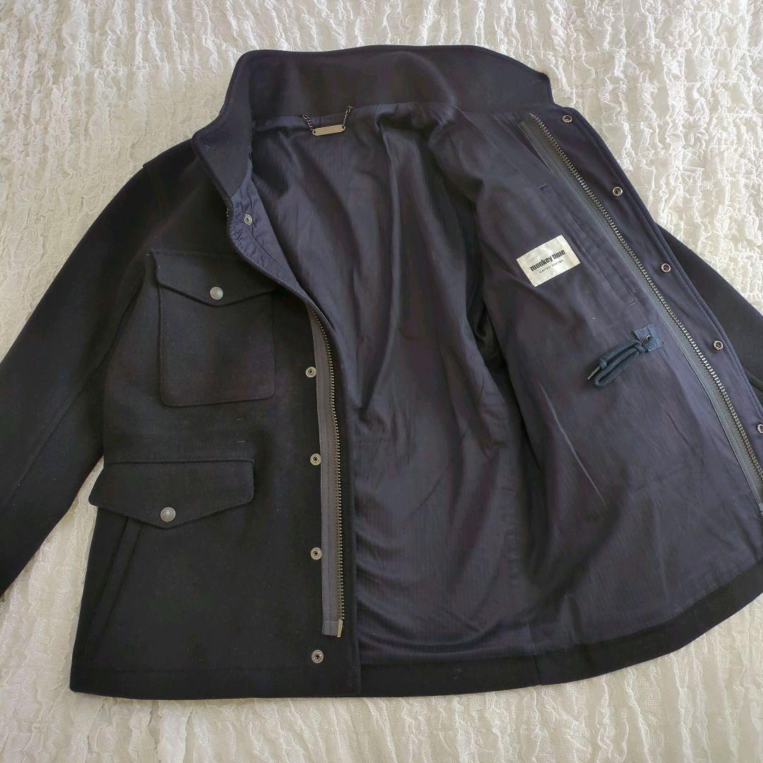 ユナイテッドアローズ モンキータイム 2way ミリタリージャケット ウール L