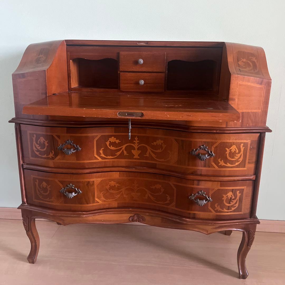 ベル❣️値下げ交渉可アンティークイタリア家具タロッコ 社ライティングビューロ