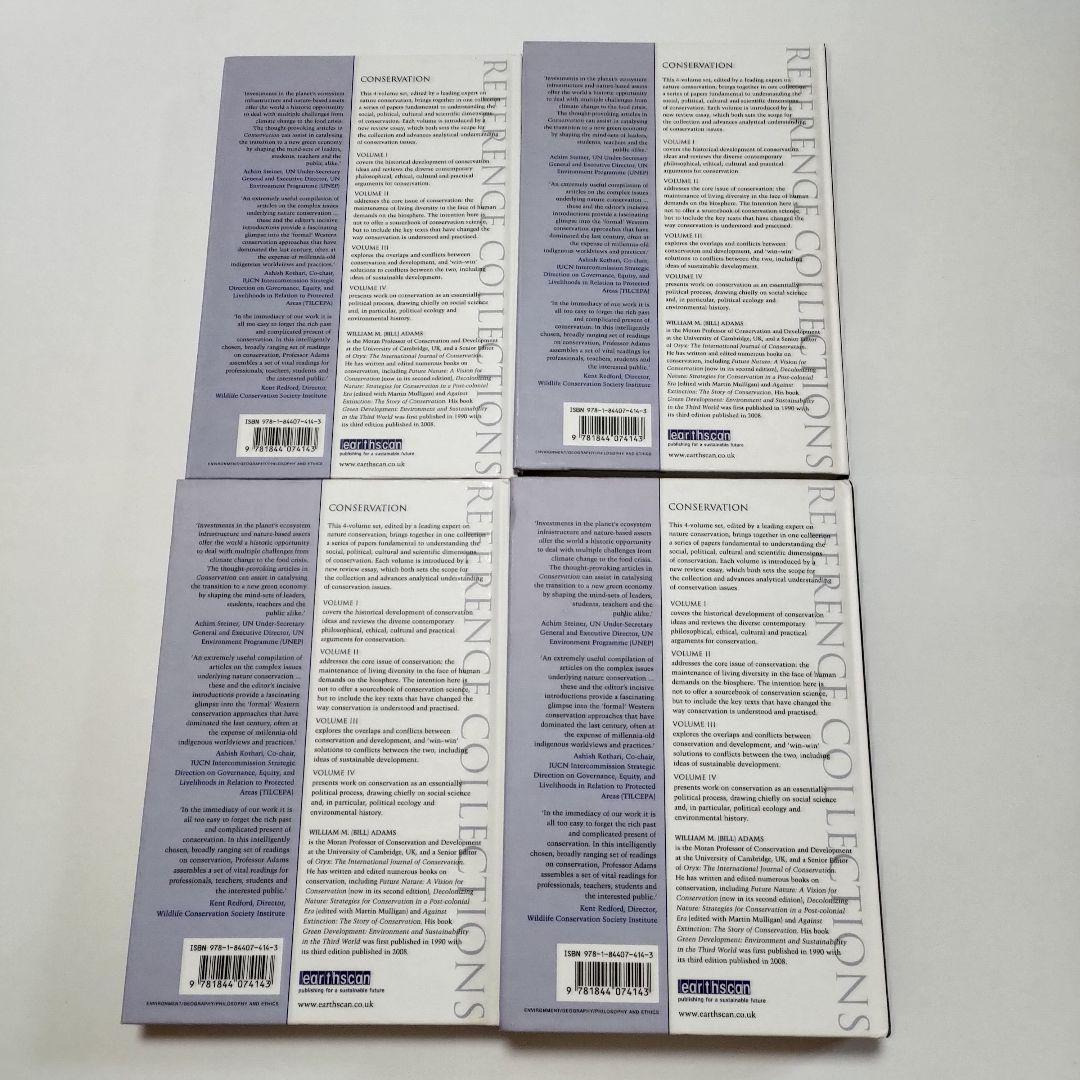 自然保護（全４巻） Conservation (4-Volume Set)