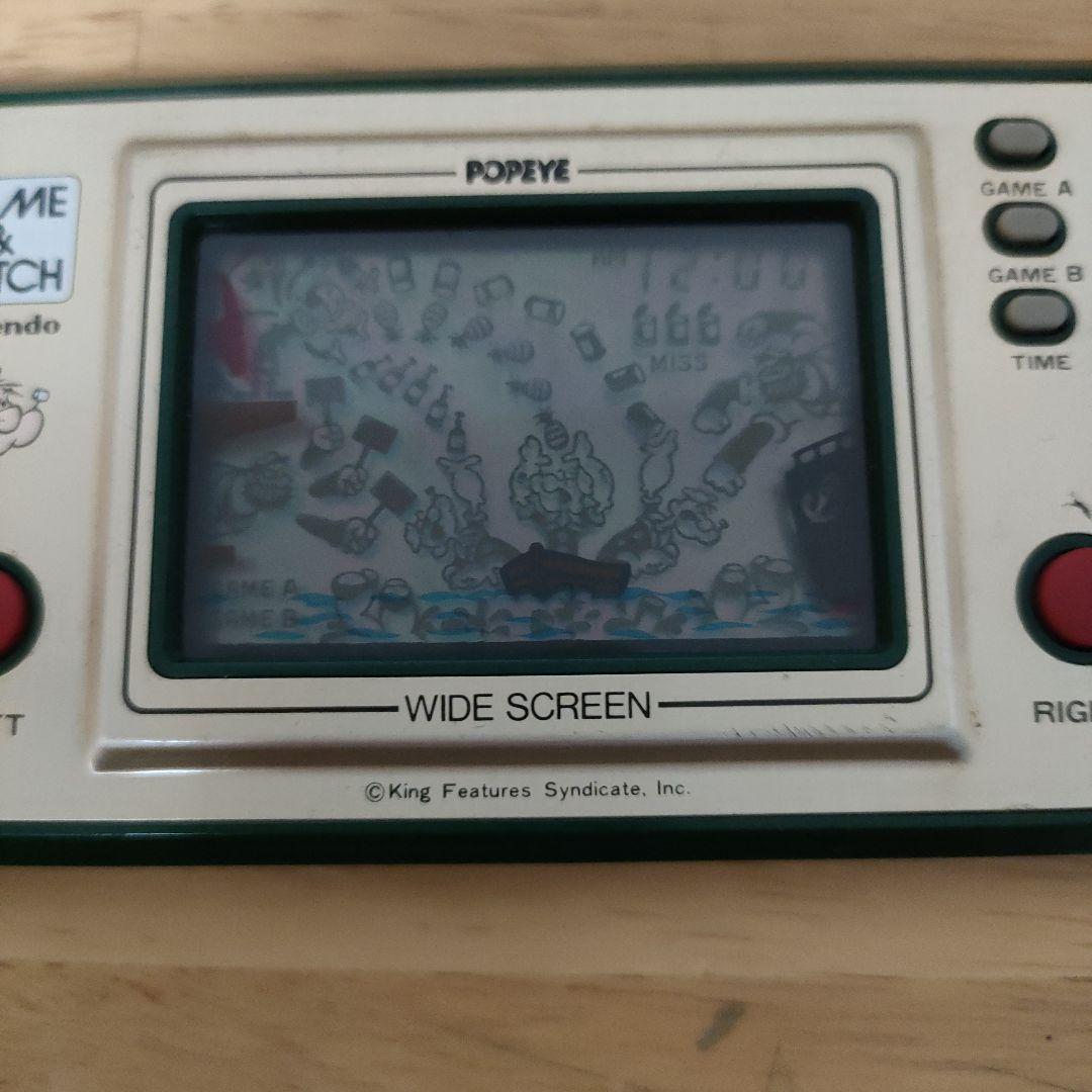 ゲームアンドウォッチポパイ　ニンテンドー任天堂Nintendo　メンテナンス済み