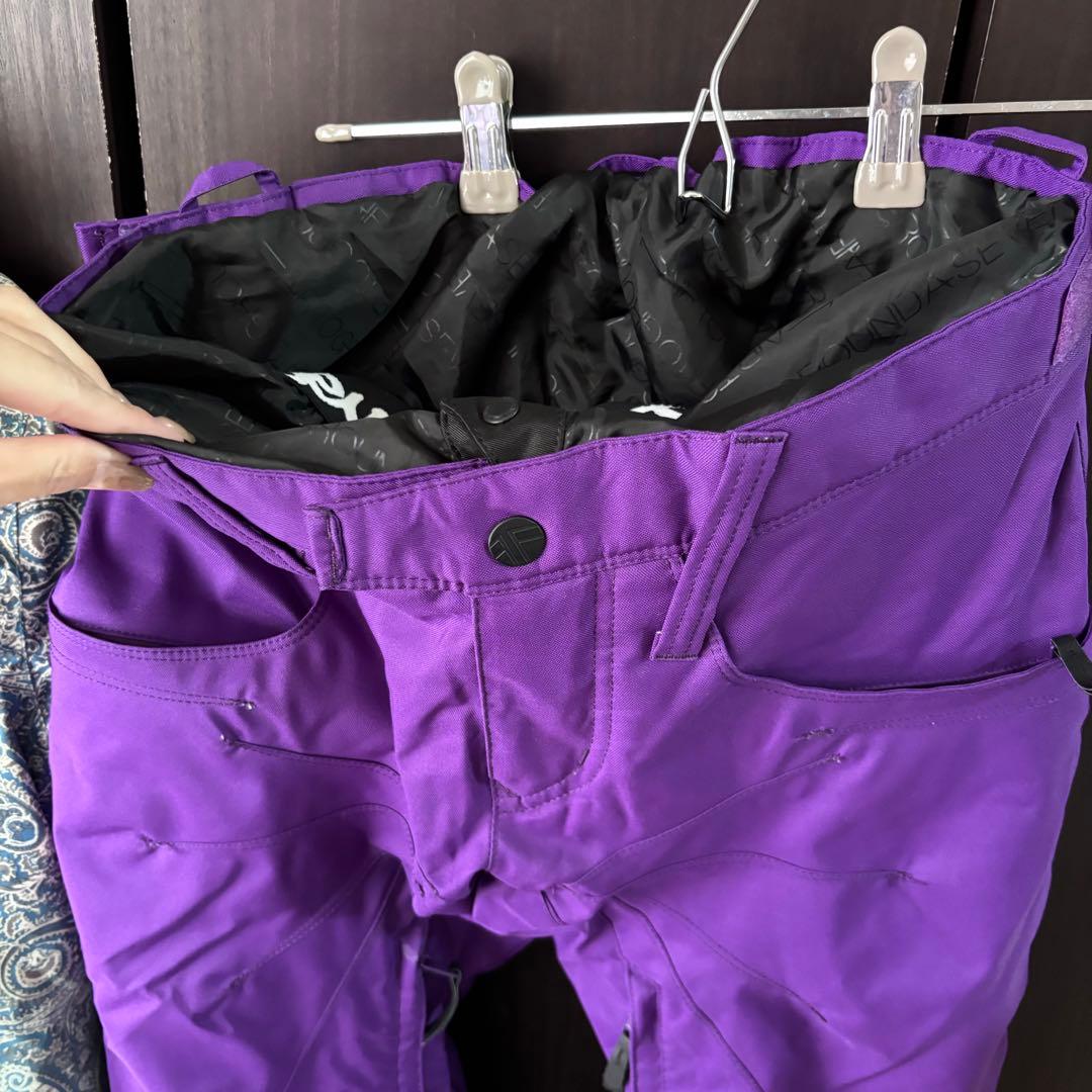 BURTON スノーボードウェア Mサイズ 青/紫