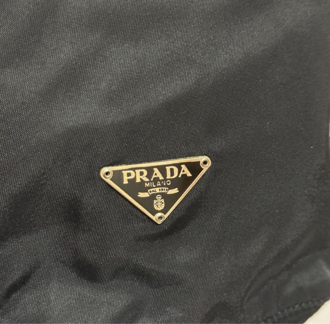PRADA ブラック ドローストリングバッグ 巾着