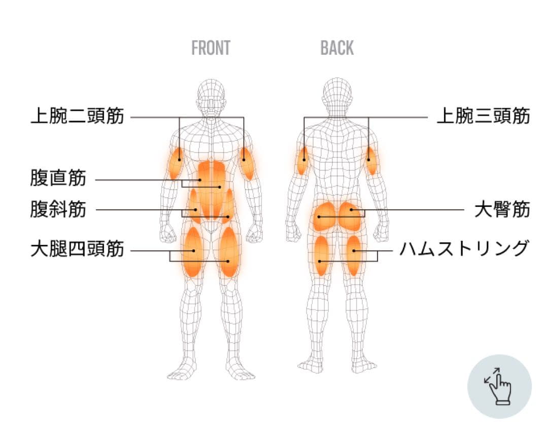 みっきー☆シックスパッド パワースーツ レディース上下Sサイズ