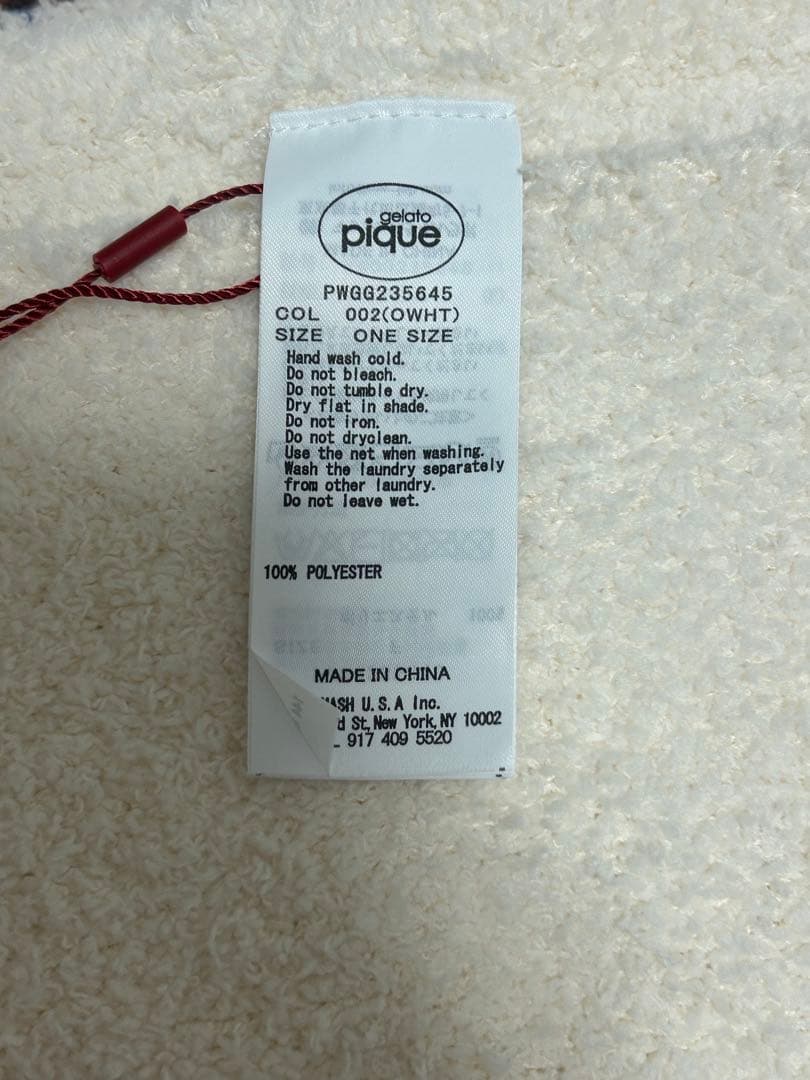 新品未使用 gelato pique 大判ブランケット