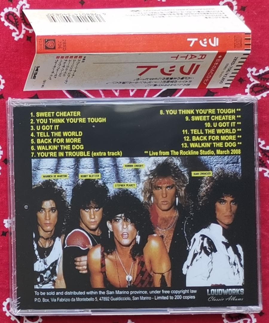y*p様 ラット RATT デビュー盤 40周年記念盤 おまけ付き