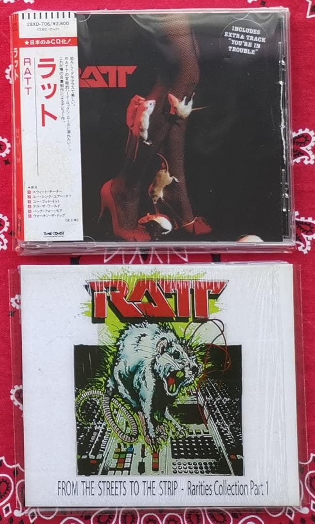 y*p様 ラット RATT デビュー盤 40周年記念盤 おまけ付き