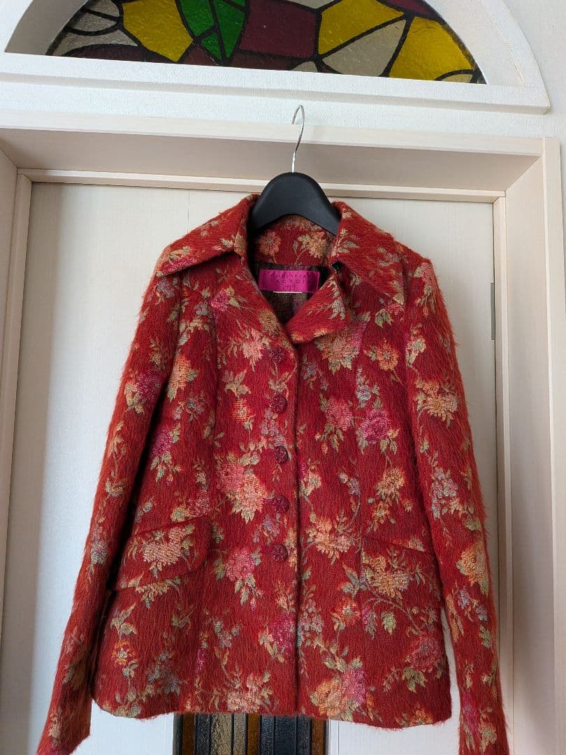 CHRISTIAN LACROIX 花柄テーラードジャケット訳あり