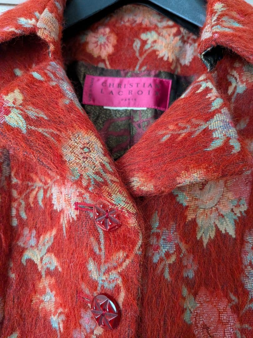 CHRISTIAN LACROIX 花柄テーラードジャケット訳あり